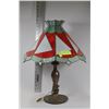Image 1 : TIFFANY STYLE STAINED GLASS LAMP
