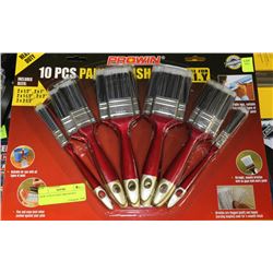 NEW 10 PCS PAINT BRUSH SET
