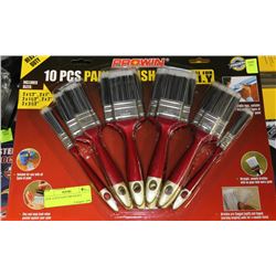 NEW 10 PCS PAINT BRUSH SET