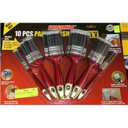 NEW 10 PCS PAINT BRUSH SET