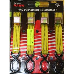 NEW 4PCS BUCKLE TIE DOWN SET