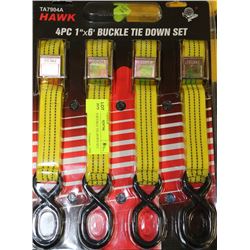 NEW 4PCS BUCKLE TIE DOWN SET