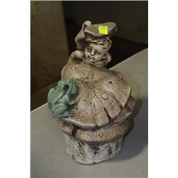 BOY W/ FROG SPITTER FOUNTAIN