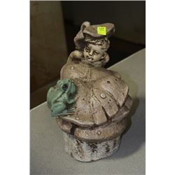BOY W/ FROG SPITTER FOUNTAIN