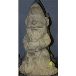 CONCRETE GARDEN GNOME ORNAMENT