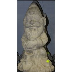 CONCRETE GARDEN GNOME ORNAMENT