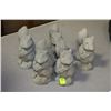Image 1 : LOT OF 5 CONCRETE GARDEN ORNAMENTS - SQUIRRELS