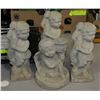 Image 1 : LOT OF 4 CONCRETE GARDEN ORNAMENT - CHERUBS