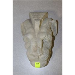 CONCRETE LION HEAD WALL HANGING
