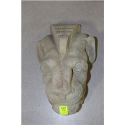 CONCRETE LION HEAD WALL HANGING