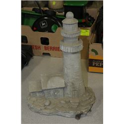 CONCRETE LIGHTHOUSE GARDEN ORNAMENT
