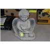 Image 1 : CONCRETE CHERUB W/ BIRDS STATUETTE