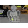 Image 1 : CONCRETE CHERUB W/ BIRDS STATUETTE