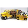 Image 1 : TONKA MIGHTY MOTORIZED FORK LIFT & TONKA TRUCK