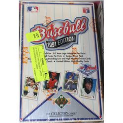 540 SEALED 1991 EDITION UPPER DECK BASEBALL CARDS