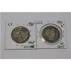 1906 - 1934 UNITED STATES 50 CENT