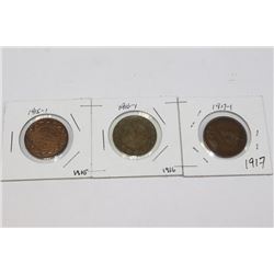 1915-16-17 CANADA LARGE CENT