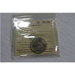 1928 CANADA UNCIRCULATED 5-CENT