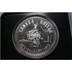 1875-1975 CANADIAN SILVER DOLLAR - CALGARY