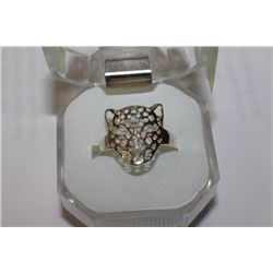 STERLING SILVER RING - TIGER