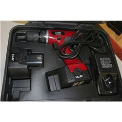 TOOL SHOP 14.4V CORDLESS DRILL SET