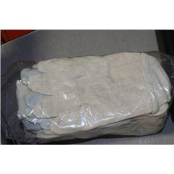 12 PAIRS OF WORK GLOVES