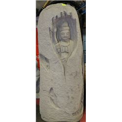 CONCRETE HINDU STATUE ENCASED IN CONCRETE