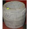 Image 1 : CONCRETE GRAPE BARREL PLANTER