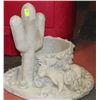 Image 1 : CONCRETE CACTUS & DONKEY W/ RIDER PLANTER