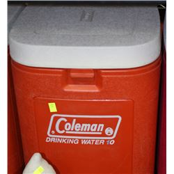 COLEMAN 10 GALLON WATER COOLER/ DISPENSER