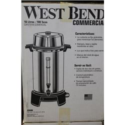 COMMERCIAL 100 CUP COFFEE URN - IN BOX