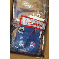 BOX OF BLUE JAYS' CHILDRENS SLIPPERS