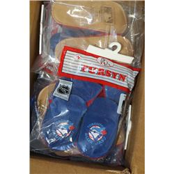 BOX OF BLUE JAYS' CHILDRENS SLIPPERS