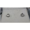 Image 1 : #205 STERLING SILVER CUBIC ZIRCONIA EARRINGS
