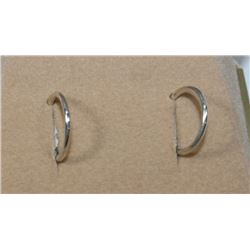 #210 STERLING SILVER HOOP EARRINGS