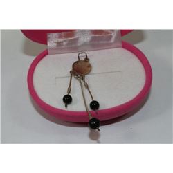 #224 STERLING SILVER ONYX PENDANT