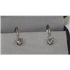 Image 1 : #240 STERLING SILVER CUBIC ZIRCONIA EARRINGS
