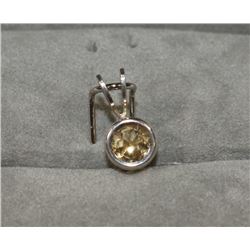 STERLING SILVER CITRINE PENDANT