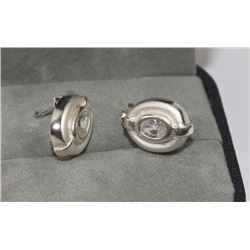 STERLING SILVER CZ EARRINGS