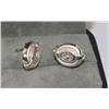Image 1 : STERLING SILVER CZ EARRINGS
