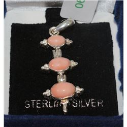 STERLING SILVER GEMSTONE PENDANT