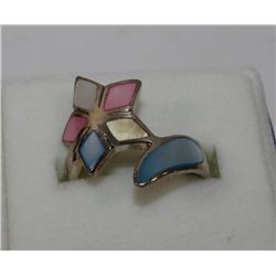 STERLING SILVER MOTHER OF PEARL RING
