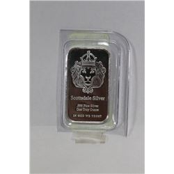 SCOTTSDALE .999 FINE SILVER 1oz BAR