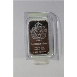 SCOTTSDALE .999 FINE SILVER 1oz BAR
