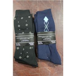 6 PAIRS OF NEW MENS DRESS SOCKS