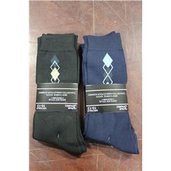 6 PAIRS OF NEW MENS DRESS SOCKS