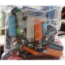 BAG OF ASSORTED LIGHTERS