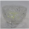 Image 1 : SMALL PINWHEEL CRYSTAL FOOTED BOWL