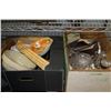 Image 1 : 2 BOXES OF MISC GLASS & HOUSEWARES