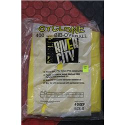 LOT OF 5 CYCLONE BIB-OVERALL SIZE:S